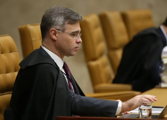 Brasília (DF) 07/06/2023 - O ministro do Supremo Tribunal Federal (STF), André Mendonça durante julgamento do marco temporal de terras indígenas. O caso põe em lados opostos ruralistas e povos originários, e está parado na Corte desde 2021.O tema tem relevância porque será com este processo que os ministros vão definir se a tese do marco temporal tem validade ou não. O que for decidido valerá para todos os casos de demarcação de terras indígenas que estejam sendo discutidos na Justiça. Foto: José Cruz/Agência Brasil