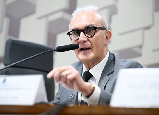 Indicado para exercer o cargo de embaixador do Brasil na República Popular Democrática da Coreia, Ricardo Primo Portugal (MSF 85/2025) em pronunciamento à mesa.