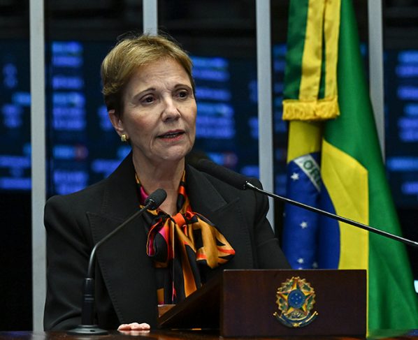 Em discurso, à tribuna, senadora Tereza Cristina (PP-MS).
