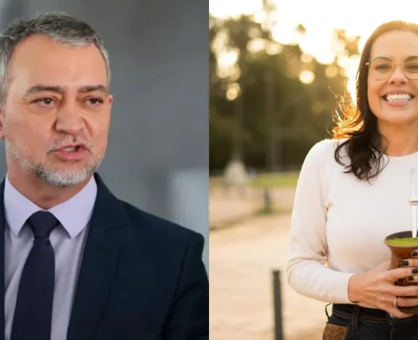 Edegar Pretto e Juliana Brizola