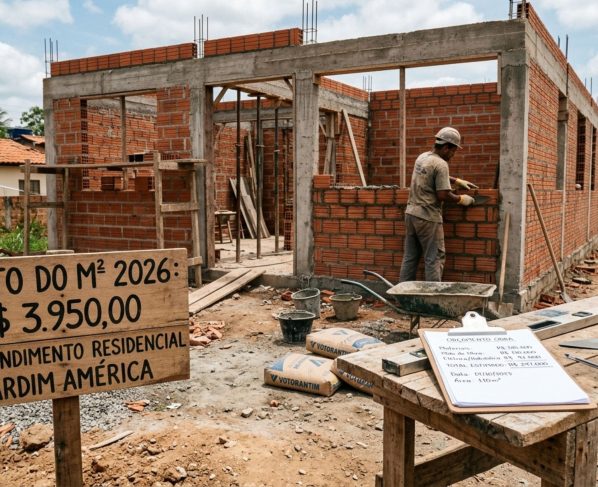 Quanto custa construir por m² em padrão simples, médio e alto?