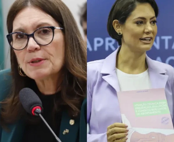 Bia Kicis e Michelle integram o mesmo grupo político e disputarão uma das duas vagas destinadas ao Distrito Federal