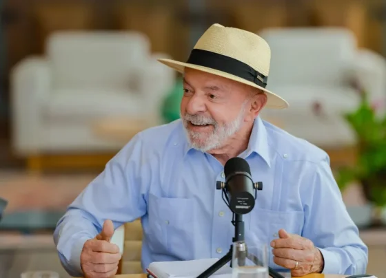 O presidente Luiz Inácio Lula da Silva