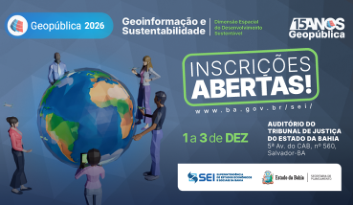 Inscrições abertas para a 15ª edição do Geopública | SECOM